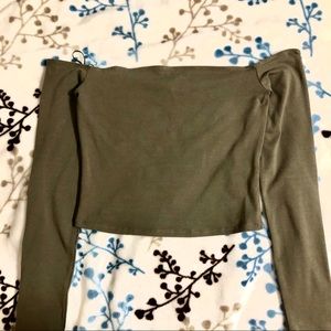 Off the Shoulder Crop Top